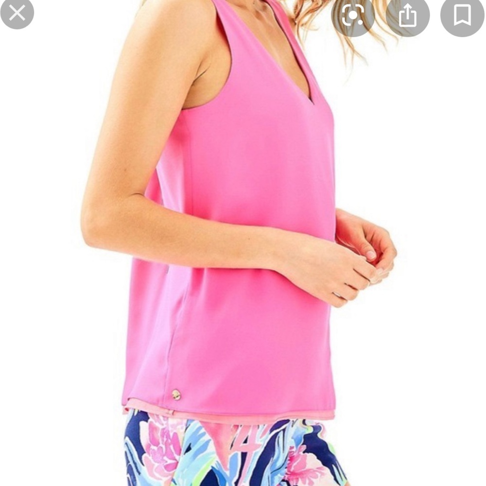 Lilly Pulitzer Florin Top in Pink